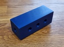 Blue Aluminium Breather/Air Compressor Manifold