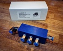 Blue Aluminium Breather/Air Compressor Manifold